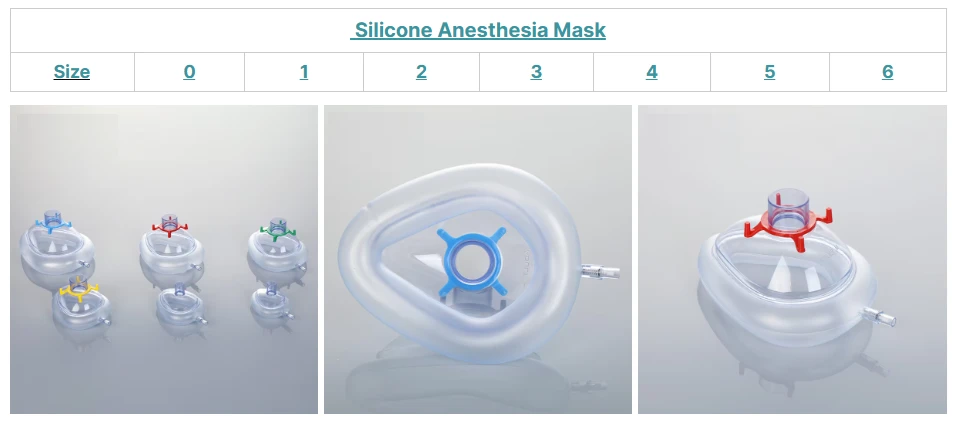 Silicone Anesthesia Mask 06 Silicone Anesthesia Mask 06